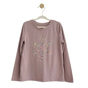 NWOT Cat & Jack Kids Long Sleeve Tee with Snowflake Graphic | Girls 5T